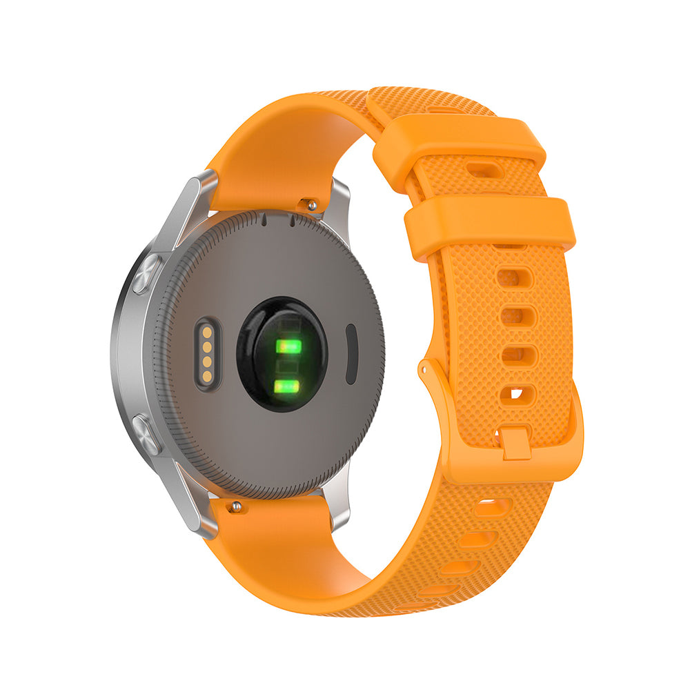Curea Techsuit W006 pentru Huawei Watch / Garmin Watch Series, 18mm, Portocalie