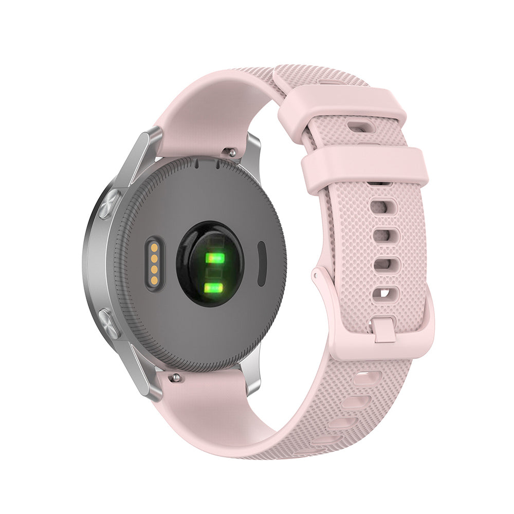 Curea Techsuit W006 pentru Huawei Watch / Garmin Watch Series, 18mm, Roz