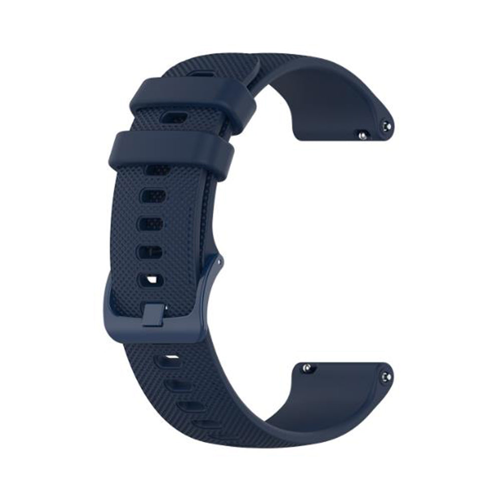 Curea Techsuit W006 pentru Samsung Galaxy Watch / Huawei Watch Series, 20mm, Albastra
