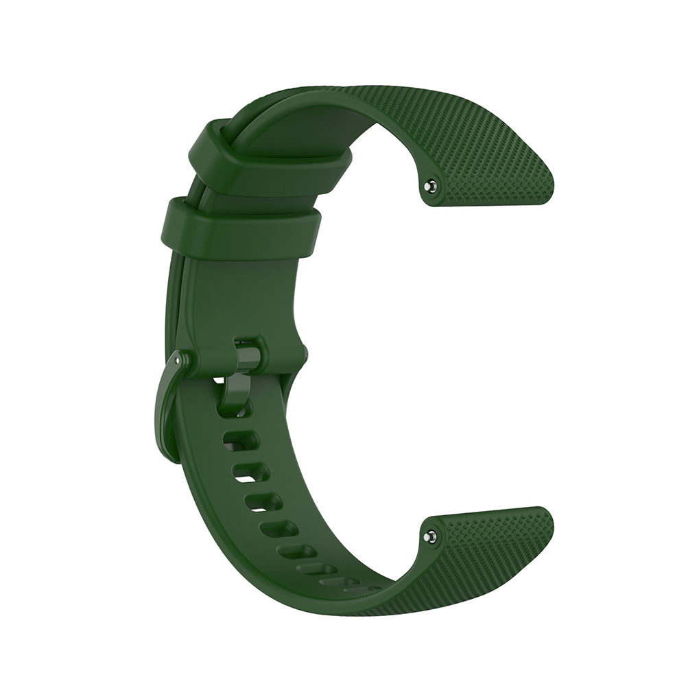 Curea Techsuit W006 pentru Samsung Galaxy Watch / Huawei Watch Series, 20mm, Verde