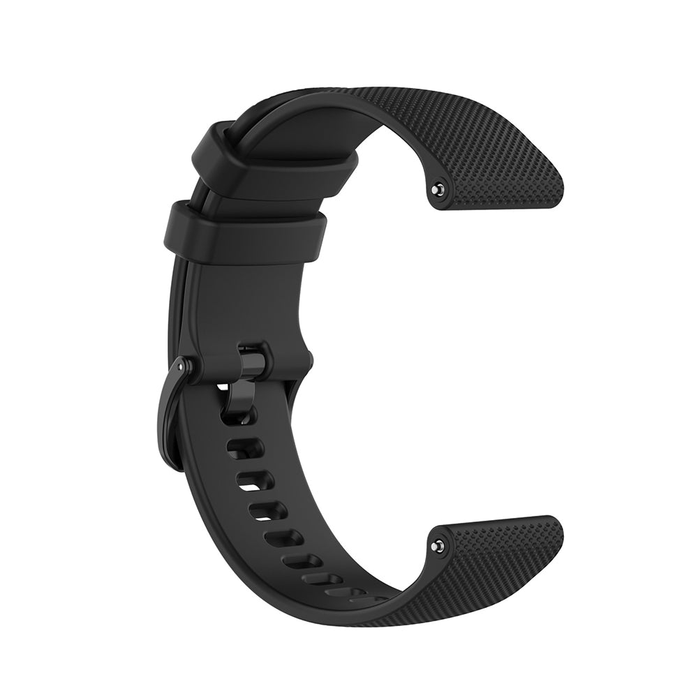 Curea Techsuit W006 pentru Samsung Galaxy Watch / Huawei Watch Series, 22mm, Neagra