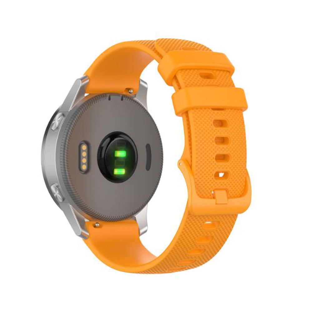 Curea Techsuit W006 pentru Samsung Galaxy Watch / Huawei Watch Series, 22mm, Portocalie