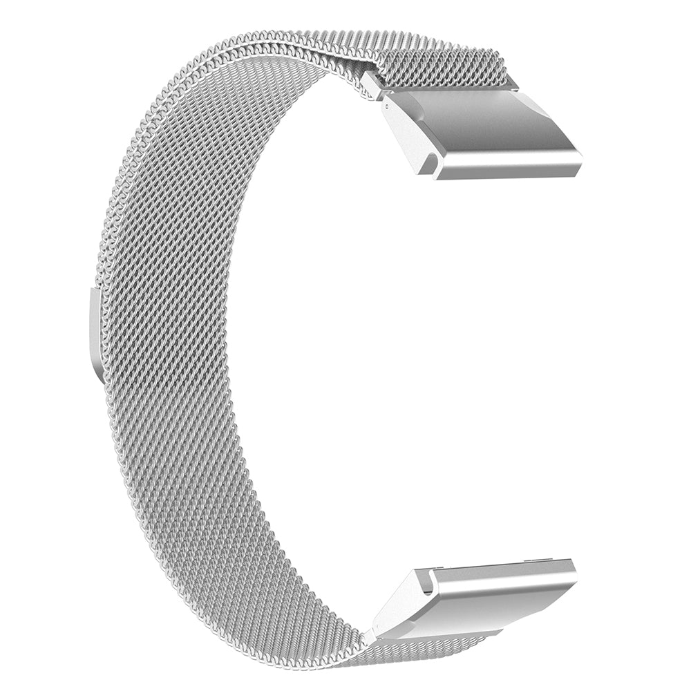 Curea Techsuit W009 pentru Garmin Watch Fenix / Forerunner Series, 22mm, Argintie
