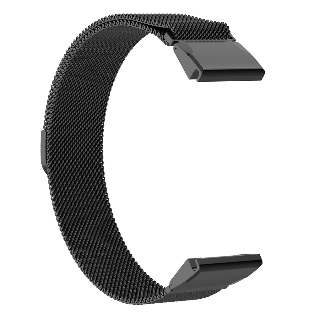 Curea Techsuit W009 pentru Garmin Watch Fenix / Forerunner Series, 22mm, Neagra