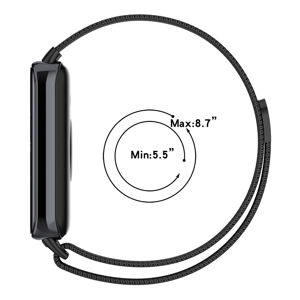 Curea Techsuit W009 pentru Honor Band 9, Argintie