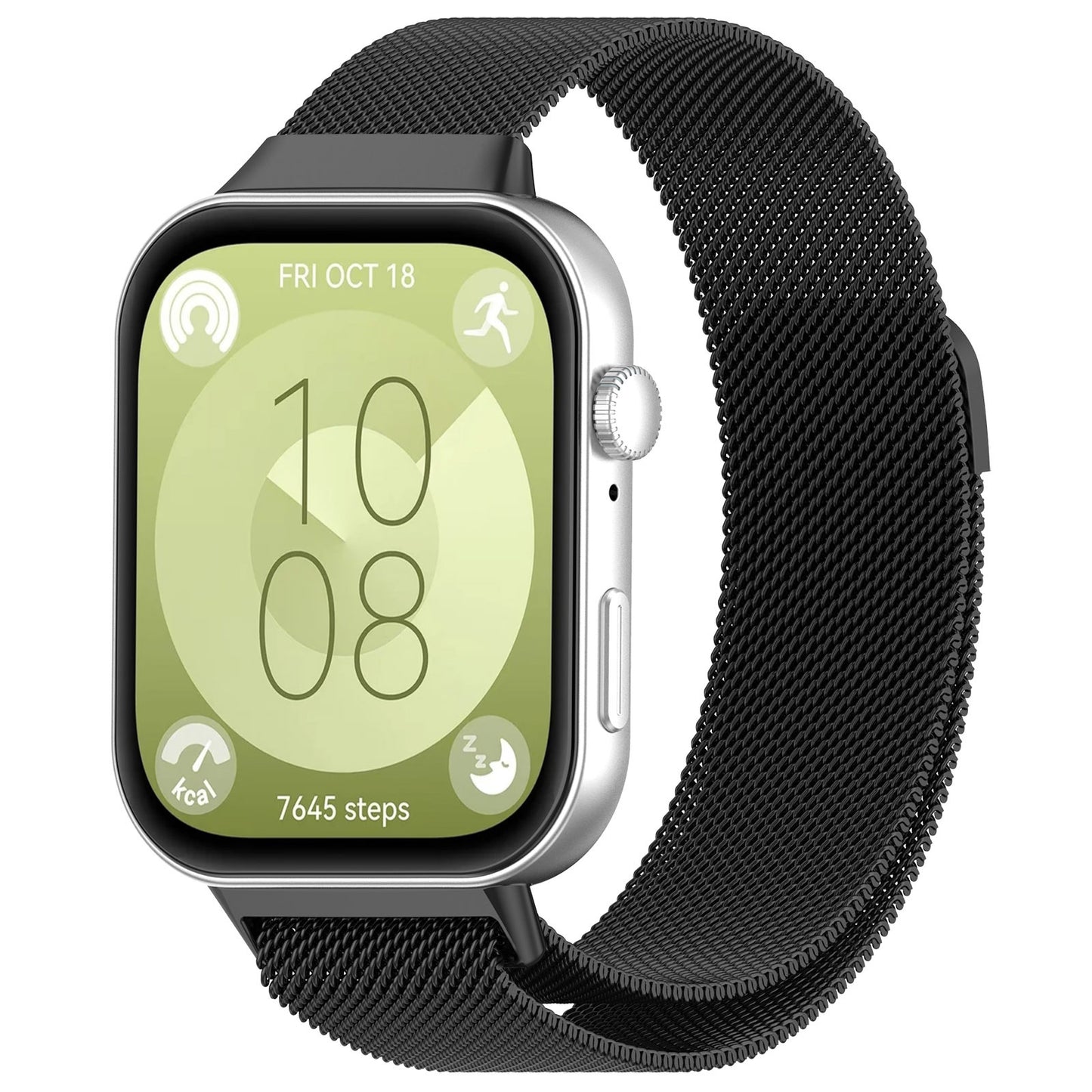 Curea Techsuit W009 pentru Huawei Watch Fit 4 Pro / Fit 4 / Fit 3, Neagra
