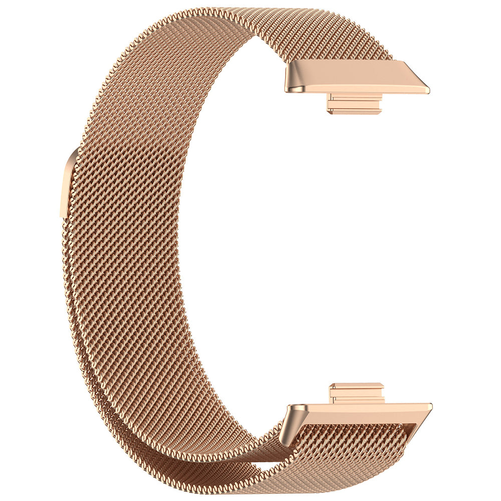 Curea Techsuit W009 pentru Huawei Watch Fit 4 Pro / Fit 4 / Fit 3, Roz Aurie