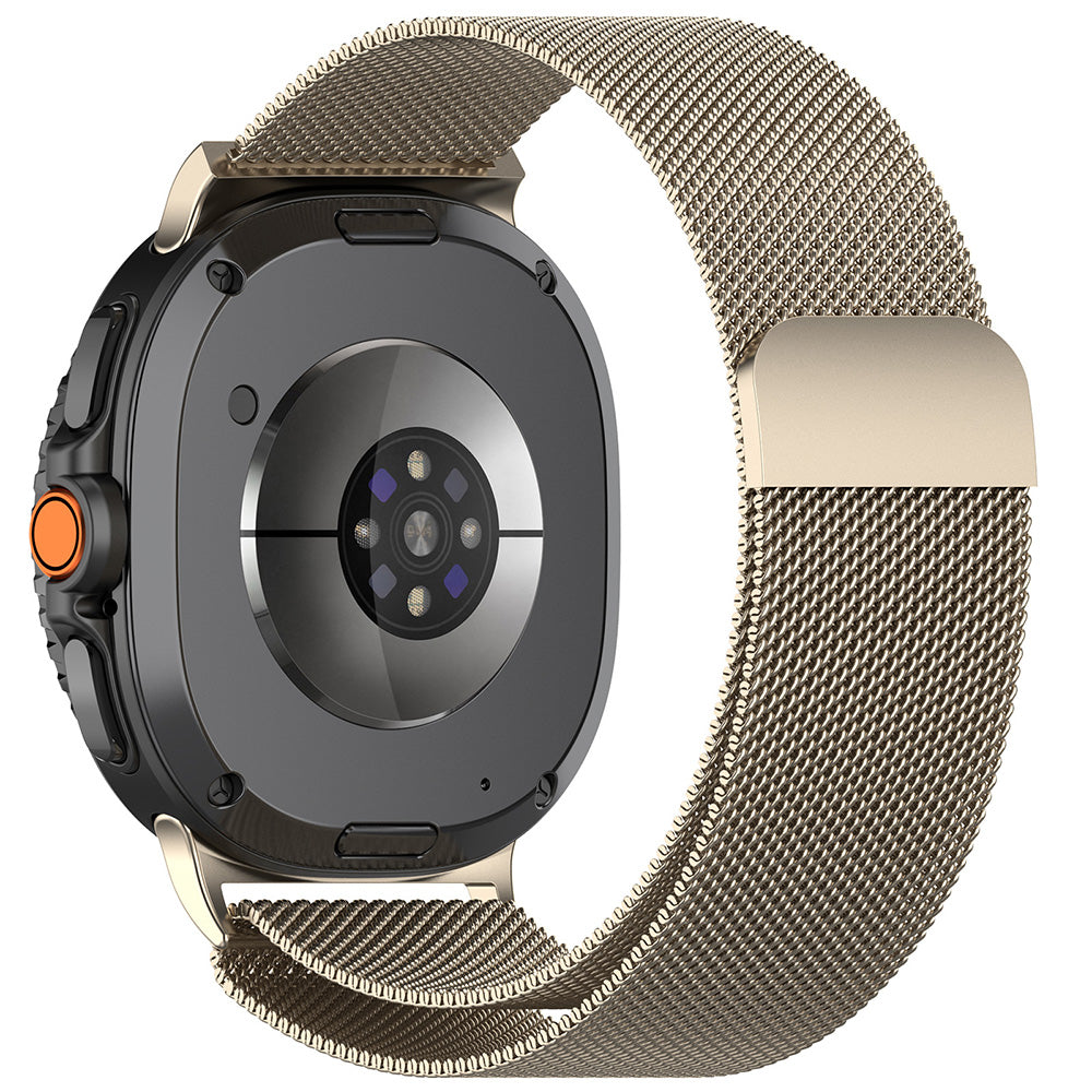 Curea Techsuit W009 pentru Samsung Galaxy Watch8 / Watch8 Classic Series, Bej