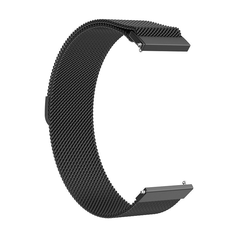 Curea Techsuit W009 pentru Samsung Galaxy Watch / Huawei Watch Series, 20mm, Neagra