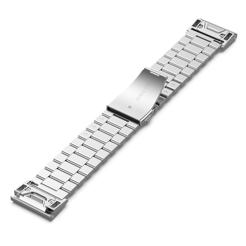 Curea Techsuit W010 pentru Garmin Instinct / Approach / Fenix Watch Series, 20mm, Argintie