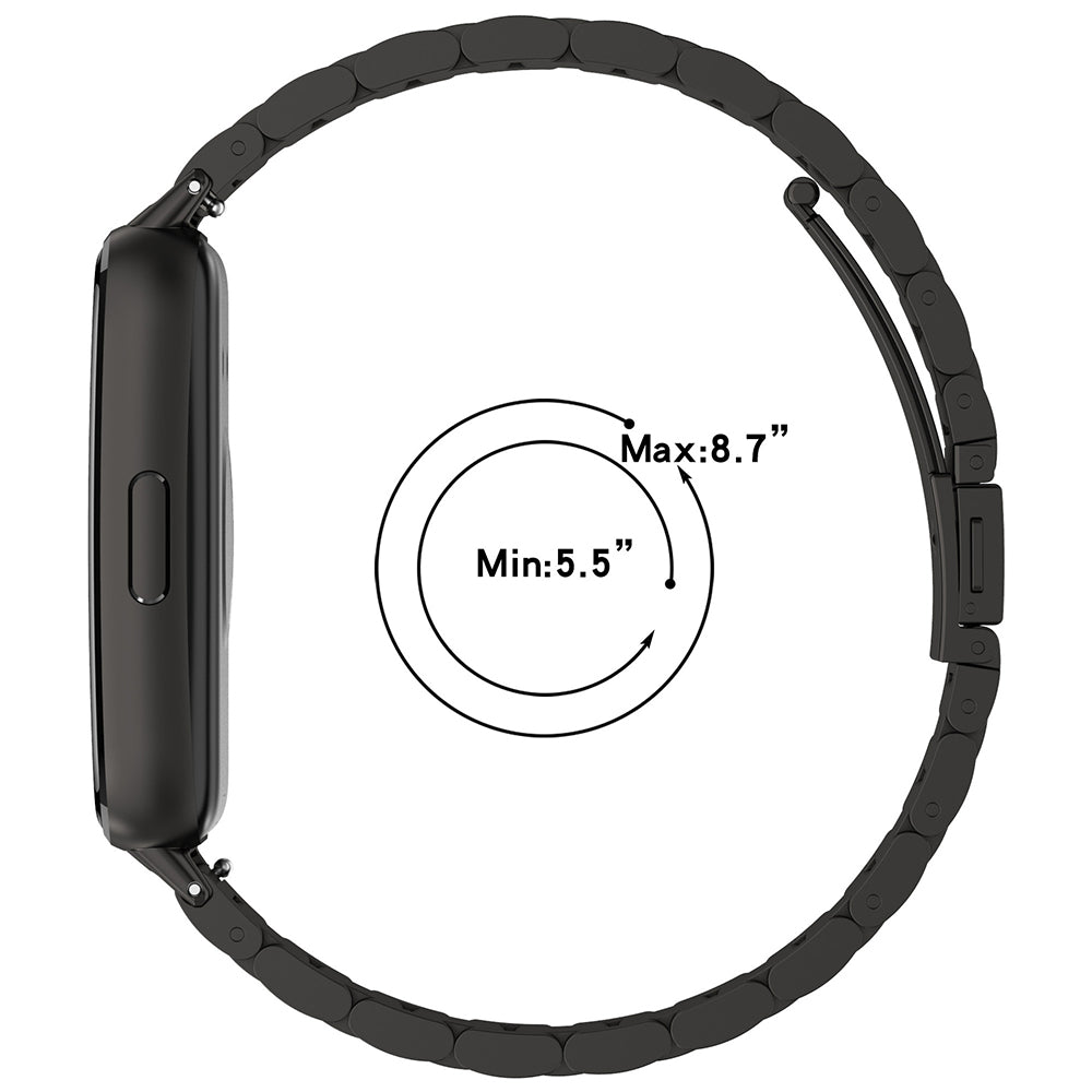 Curea Techsuit W010 pentru Huawei Band 11 / 11 Pro, Roz