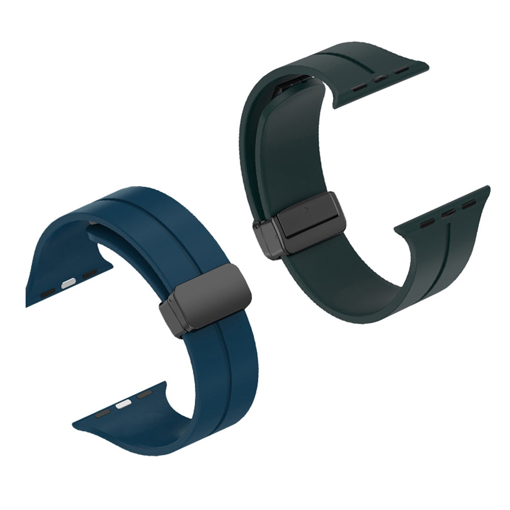 Curea Techsuit W011 pentru Apple Watch 49mm / 46mm / 45mm / 44mm / 42mm Series, Mov