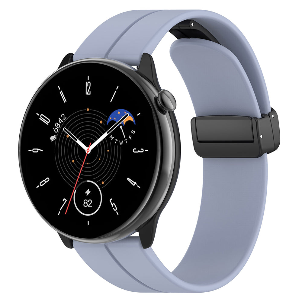Curea Techsuit W011 pentru Huawei Watch / Garmin Watch Series, 18mm, Bleu