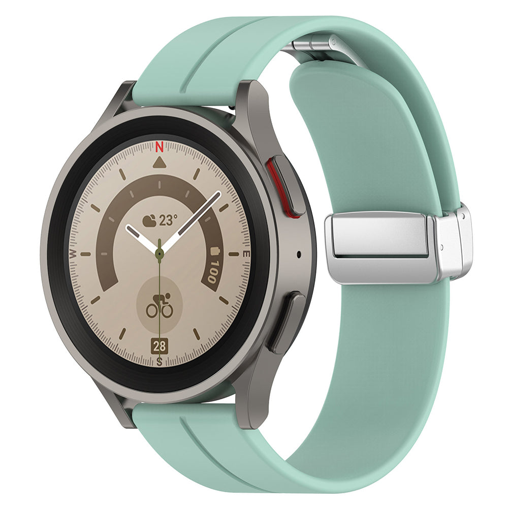 Curea Techsuit W011 pentru Samsung Galaxy Watch / Huawei Watch Series, 20mm, Verde