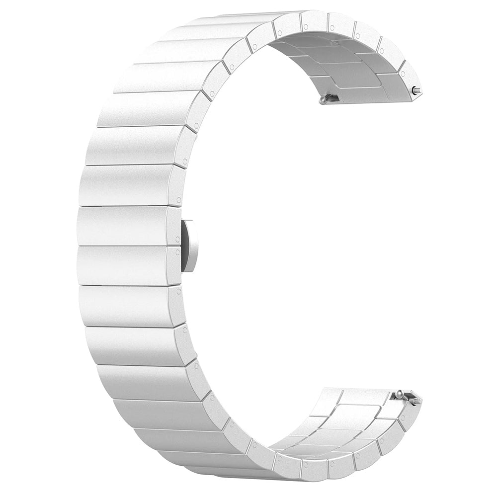Curea Techsuit W012 pentru Huawei Watch / Xiaomi Watch Series, 22mm, Argintie