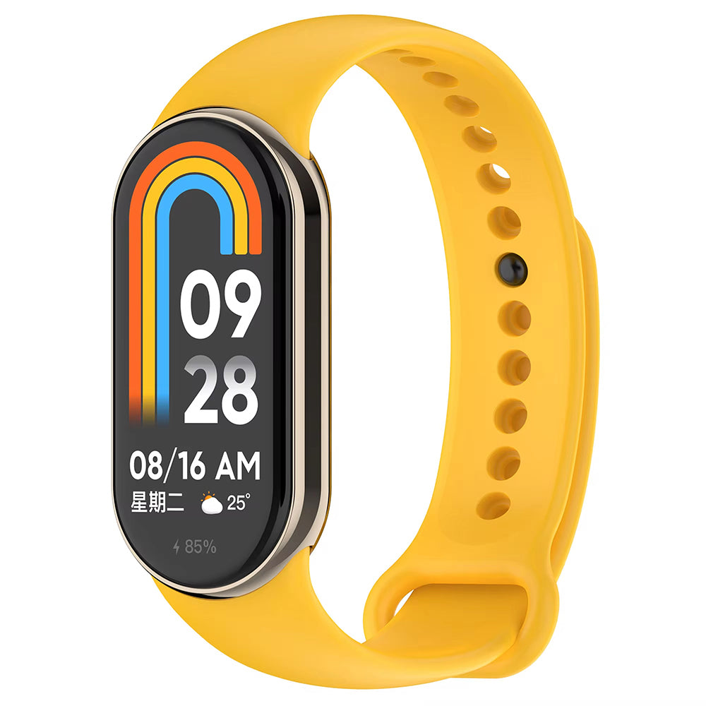 Curea Techsuit W014 pentru Xiaomi Smart Band 10 / 9 / 8, Galbena