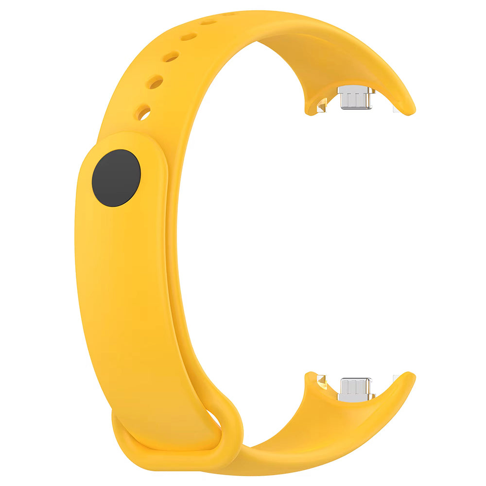 Curea Techsuit W014 pentru Xiaomi Smart Band 10 / 9 / 8, Galbena
