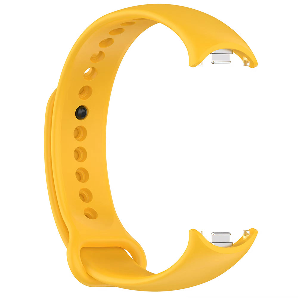Curea Techsuit W014 pentru Xiaomi Smart Band 10 / 9 / 8, Galbena