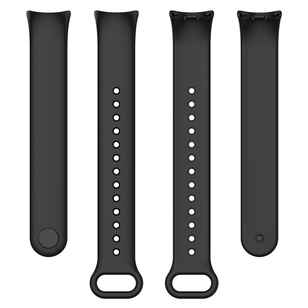 Curea Techsuit W014 pentru Xiaomi Smart Band 10 / 9 / 8, Neagra
