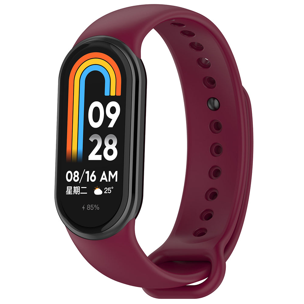 Curea Techsuit W014 pentru Xiaomi Smart Band 10 / 9 / 8, Rosie Inchis