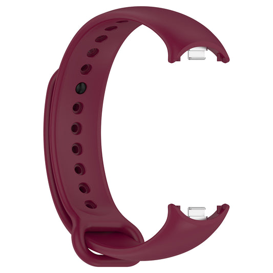 Curea Techsuit W014 pentru Xiaomi Smart Band 9 / 8, Rosie Inchis
