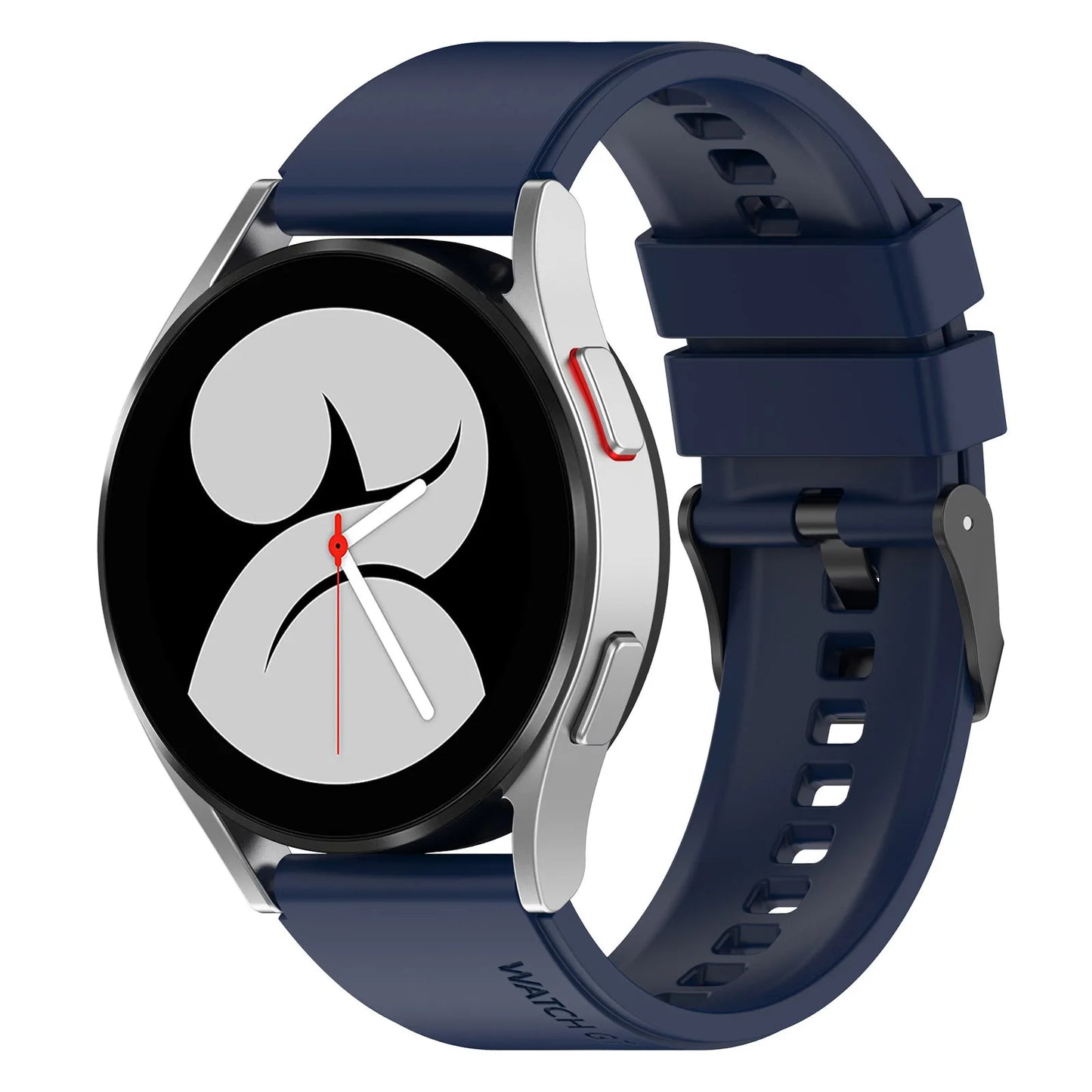 Curea Techsuit W026 pentru Samsung Galaxy Watch / Huawei Watch Series, 20mm, Albastra Inchis