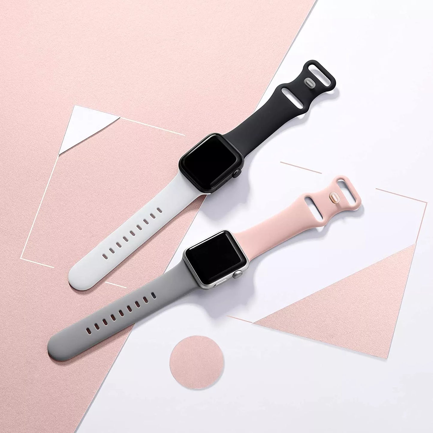 Curea Techsuit W031 pentru Apple Watch 49mm / 46mm / 45mm / 44mm / 42mm Series, Gri
