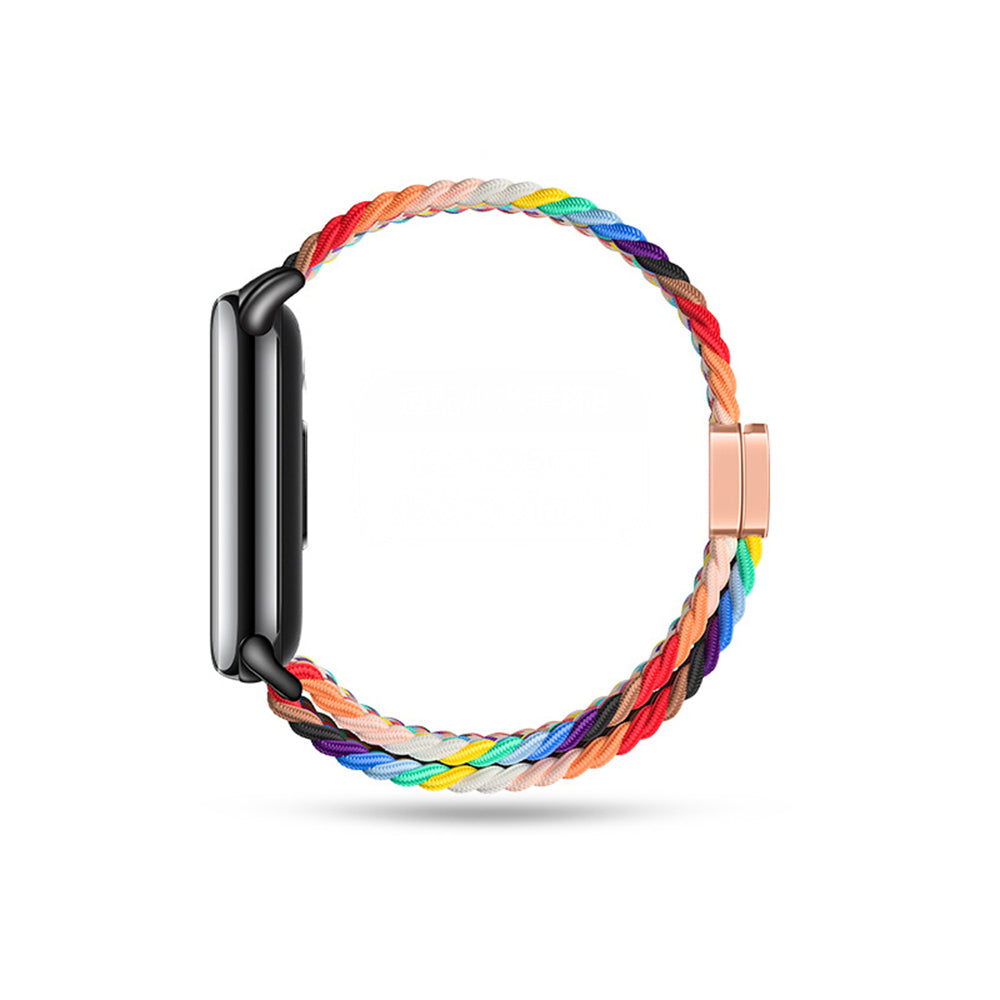 Curea Techsuit W032 pentru Xiaomi Smart Band 9 / 8, Roz