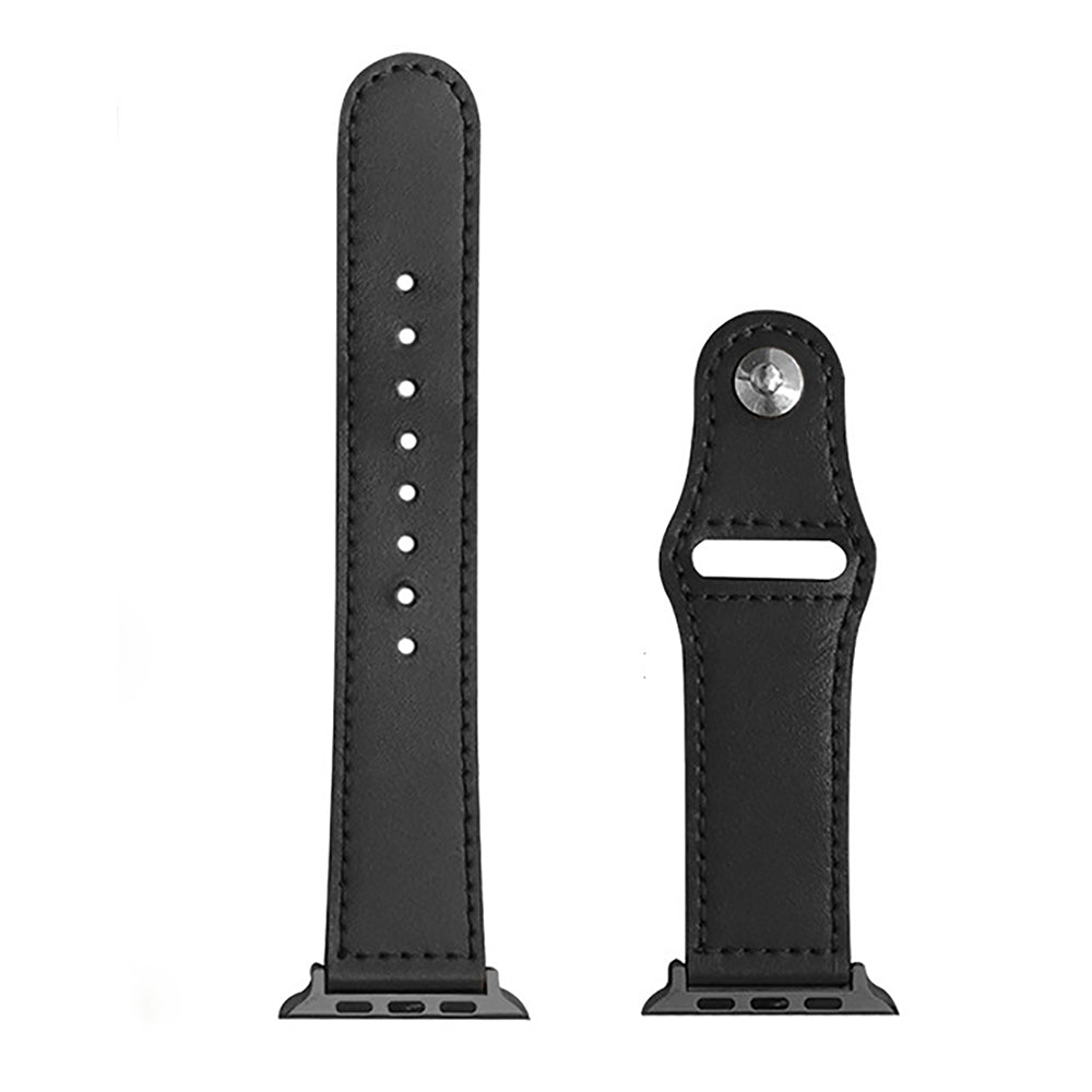 Curea Techsuit W033 pentru Apple Watch 42mm / 41mm / 40mm / 38mm Series, Neagra