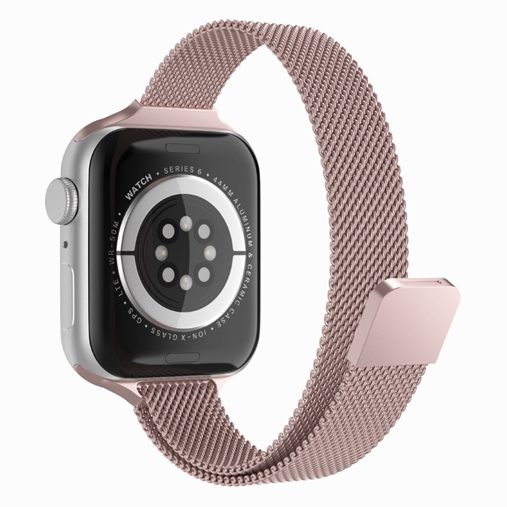 Curea Techsuit W034 pentru Apple Watch 42mm / 41mm / 40mm / 38mm Series, Roz