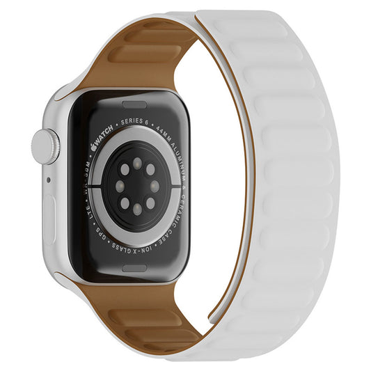 Curea Techsuit W035 pentru Apple Watch 49mm / 46mm / 45mm / 44mm / 42mm Series, Alba