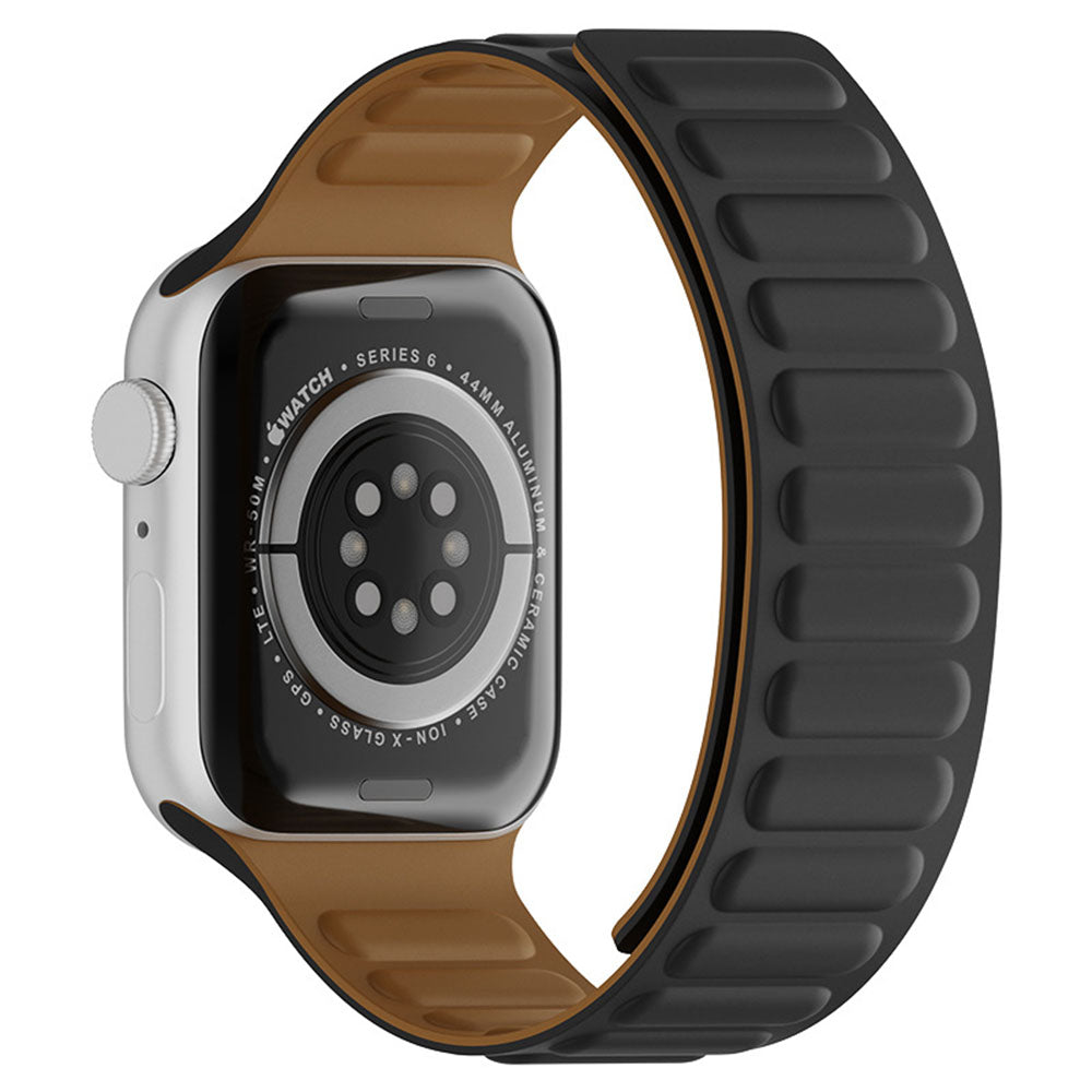 Curea Techsuit W035 pentru Apple Watch 49mm / 46mm / 45mm / 44mm / 42mm Series, Neagra