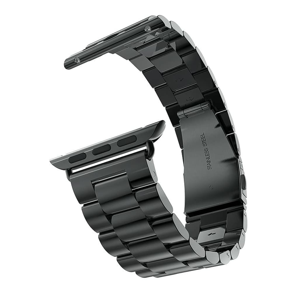 Curea Techsuit W036 pentru Apple Watch 49mm / 46mm / 45mm / 44mm / 42mm Series, Neagra
