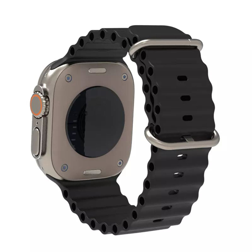 Curea Techsuit W038 pentru Apple Watch 42mm / 41mm / 40mm / 38mm Series, Neagra