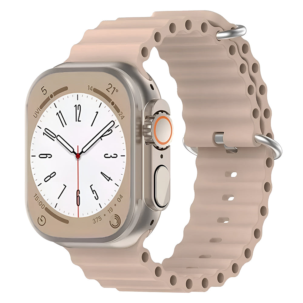 Curea Techsuit W038 pentru Apple Watch 49mm / 46mm / 45mm / 44mm / 42mm Series, Maro