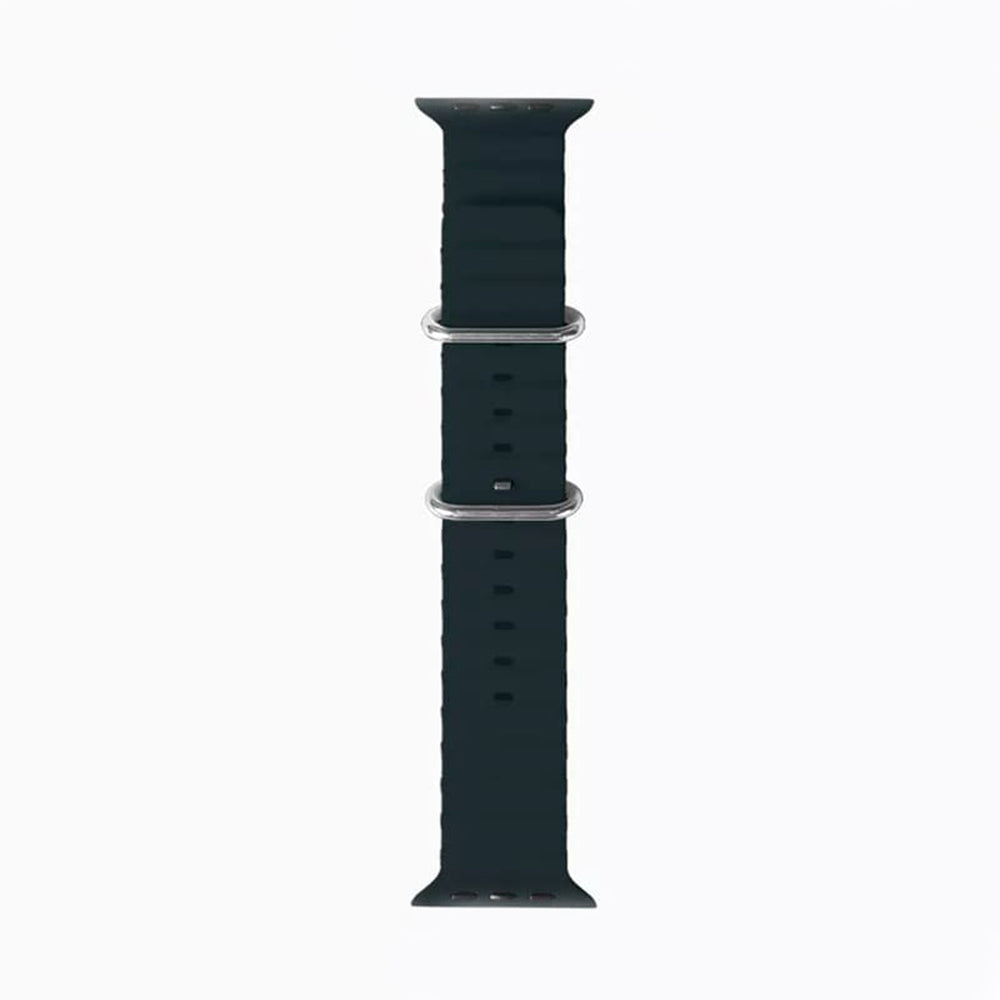 Curea Techsuit W038 pentru Apple Watch 49mm / 46mm / 45mm / 44mm / 42mm Series, Neagra
