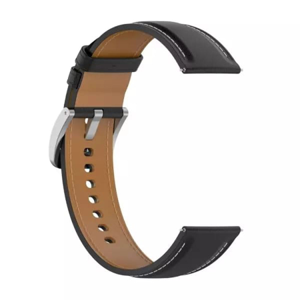 Curea Techsuit W048 pentru Samsung Galaxy Watch / Huawei Watch Series, 20mm, Neagra
