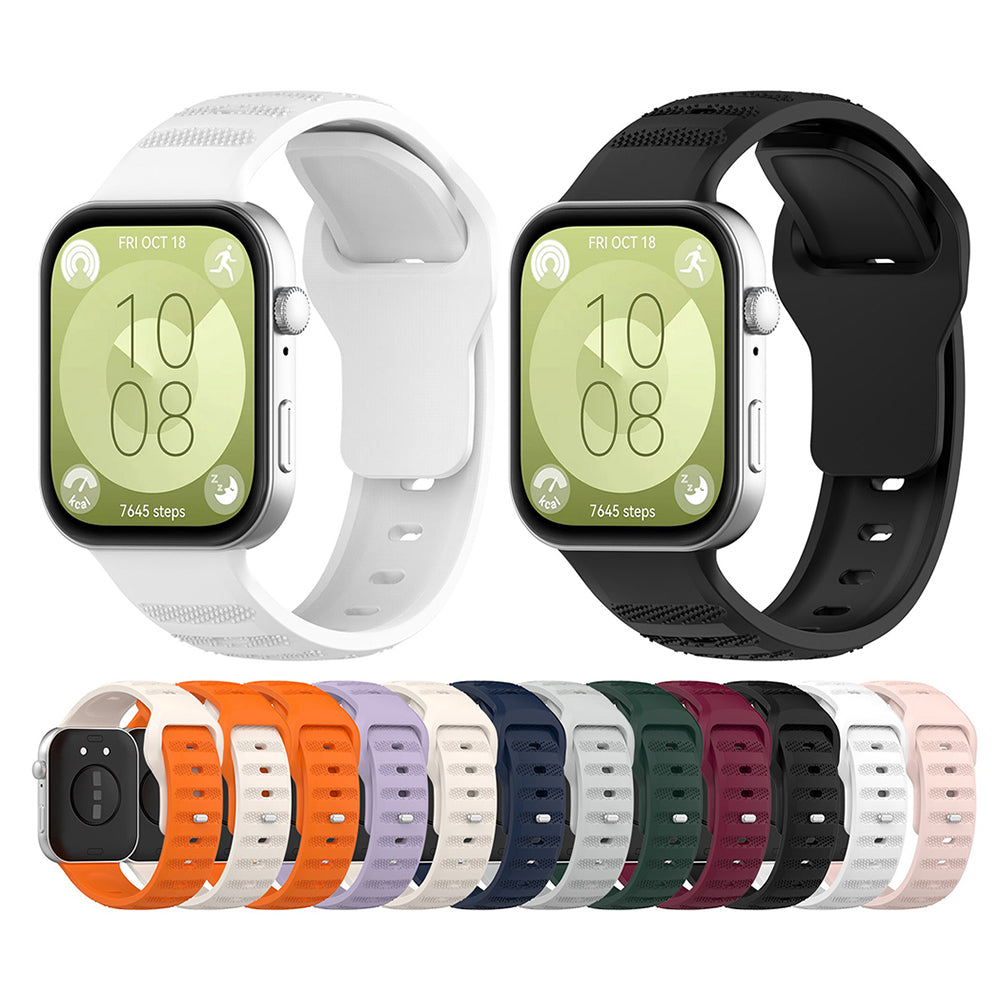 Curea Techsuit W050 pentru Huawei Watch Fit 4 Pro / Fit 4 / Fit 3, Roz