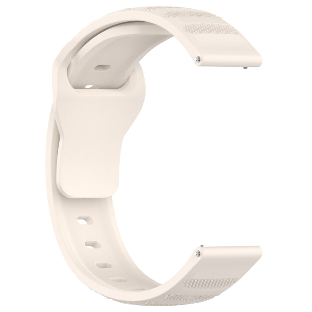 Curea Techsuit W050 pentru Huawei Watch / Xiaomi Watch Series, 22mm, Bej