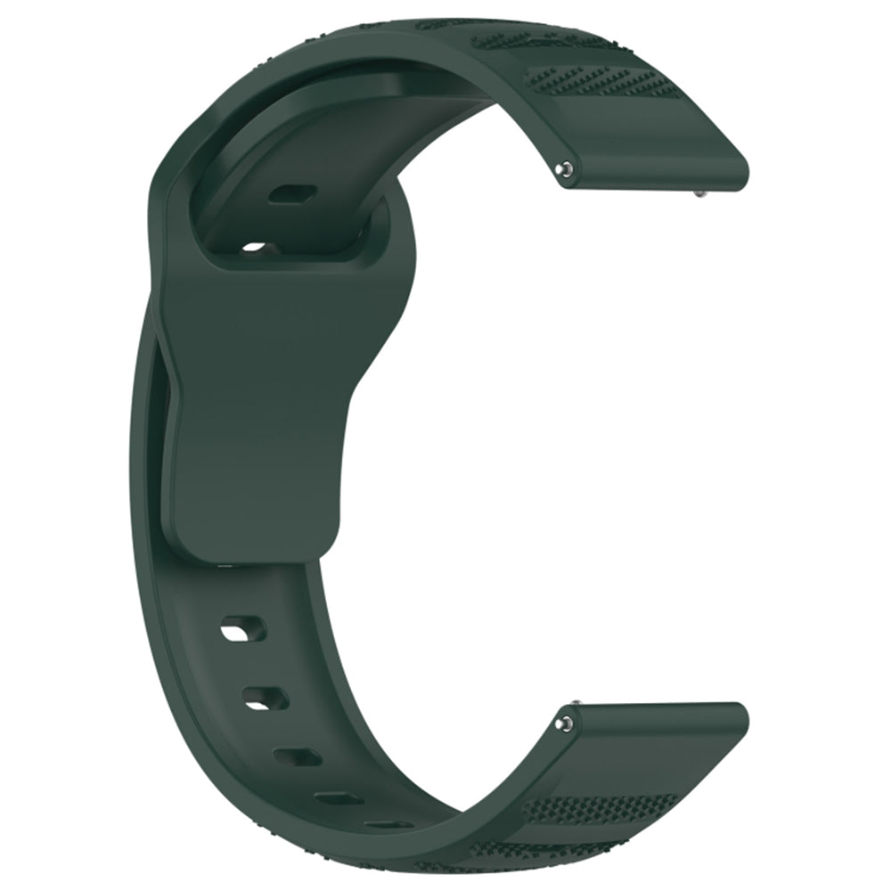 Curea Techsuit W050 pentru Samsung Galaxy Watch / Huawei Watch Series, 20mm, Verde