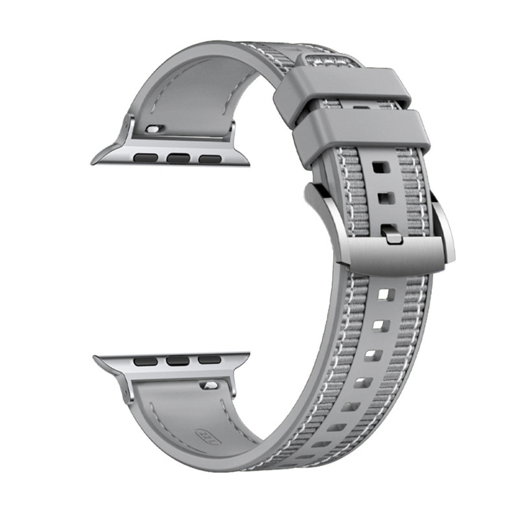 Curea Techsuit W051 pentru Apple Watch 49mm / 46mm / 45mm / 44mm / 42mm Series, Gri