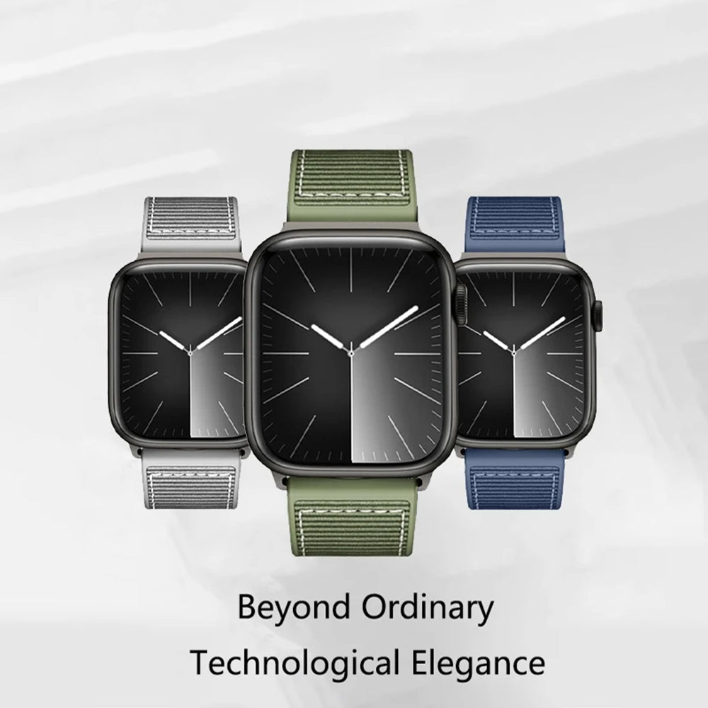 Curea Techsuit W051 pentru Apple Watch 49mm / 46mm / 45mm / 44mm / 42mm Series, Gri