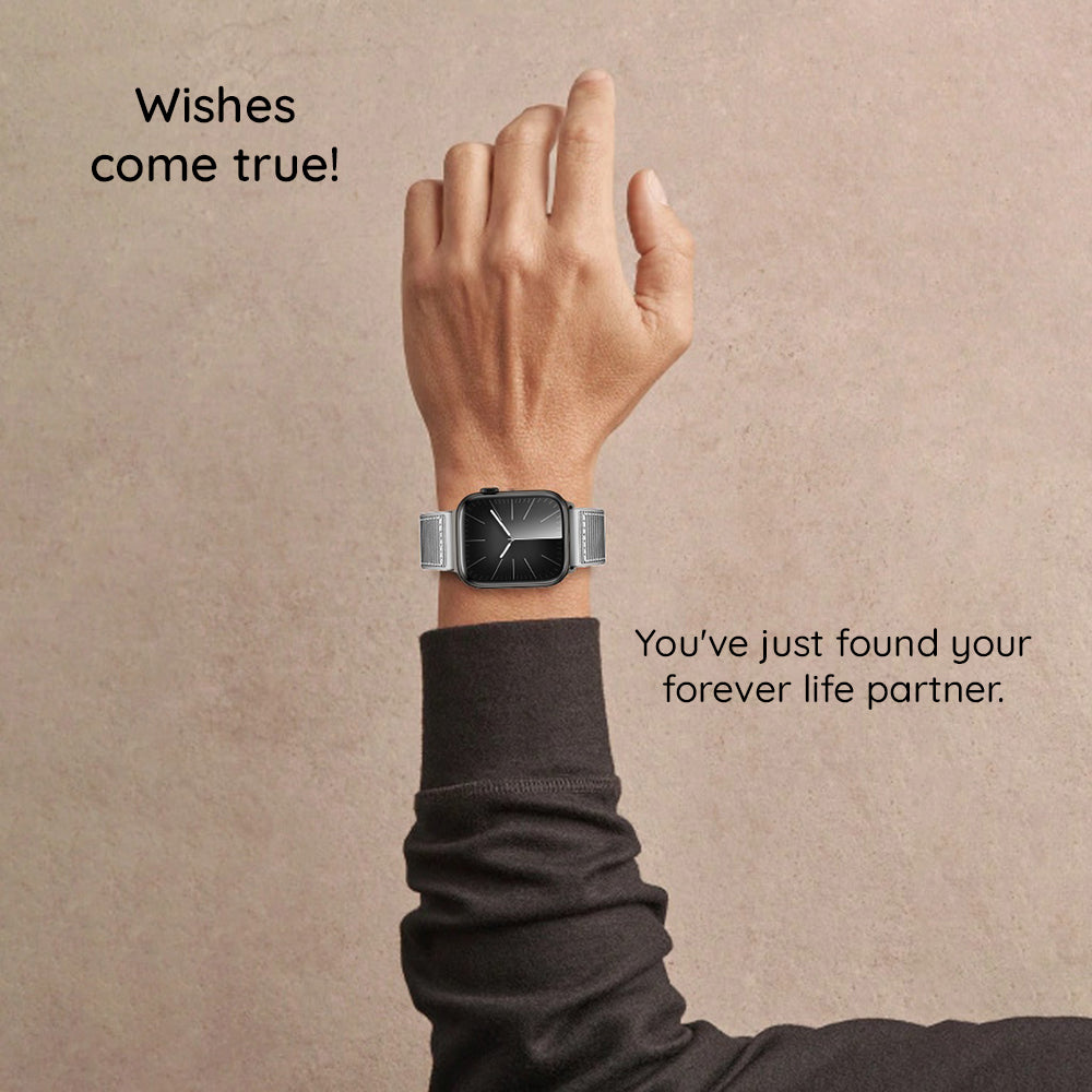 Curea Techsuit W051 pentru Huawei Watch / Xiaomi Watch Series, 22mm, Albastra Inchis