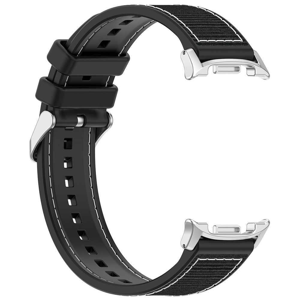 Curea Techsuit W051 pentru Samsung Galaxy Watch8 / Watch8 Classic Series, Neagra