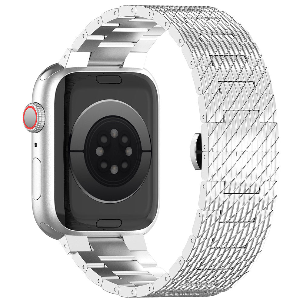 Curea Techsuit W052 pentru Apple Watch 42mm / 41mm / 40mm / 38mm Series, Argintie