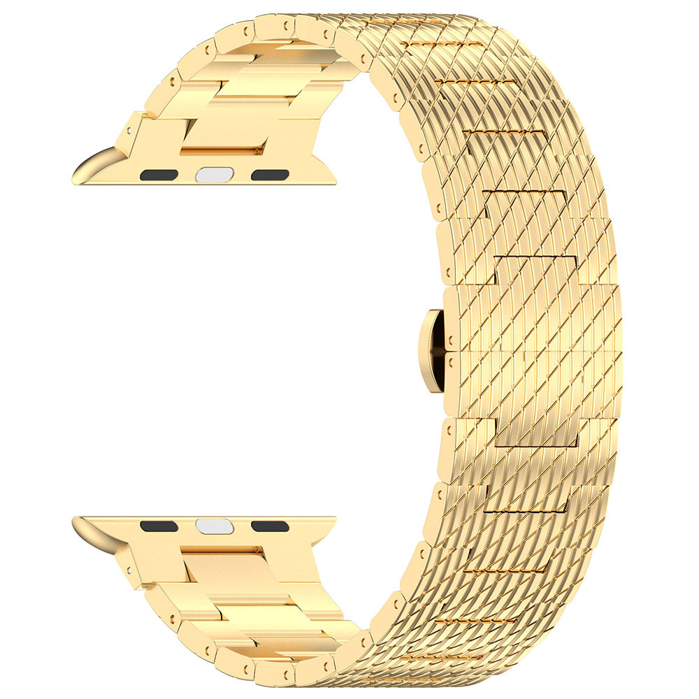Curea Techsuit W052 pentru Apple Watch 42mm / 41mm / 40mm / 38mm Series, Aurie