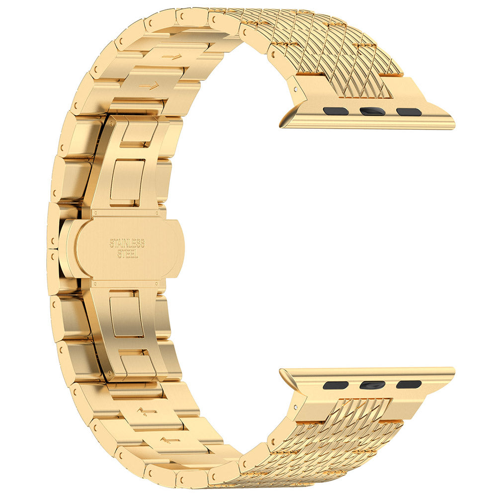 Curea Techsuit W052 pentru Apple Watch 49mm / 46mm / 45mm / 44mm / 42mm Series, Aurie