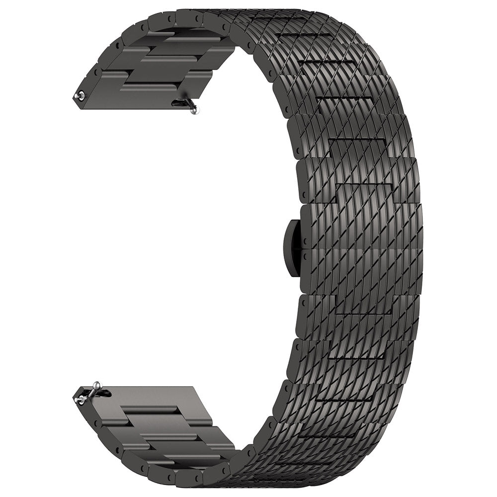 Curea Techsuit W052 pentru Huawei Watch / Xiaomi Watch Series, 22mm, Neagra