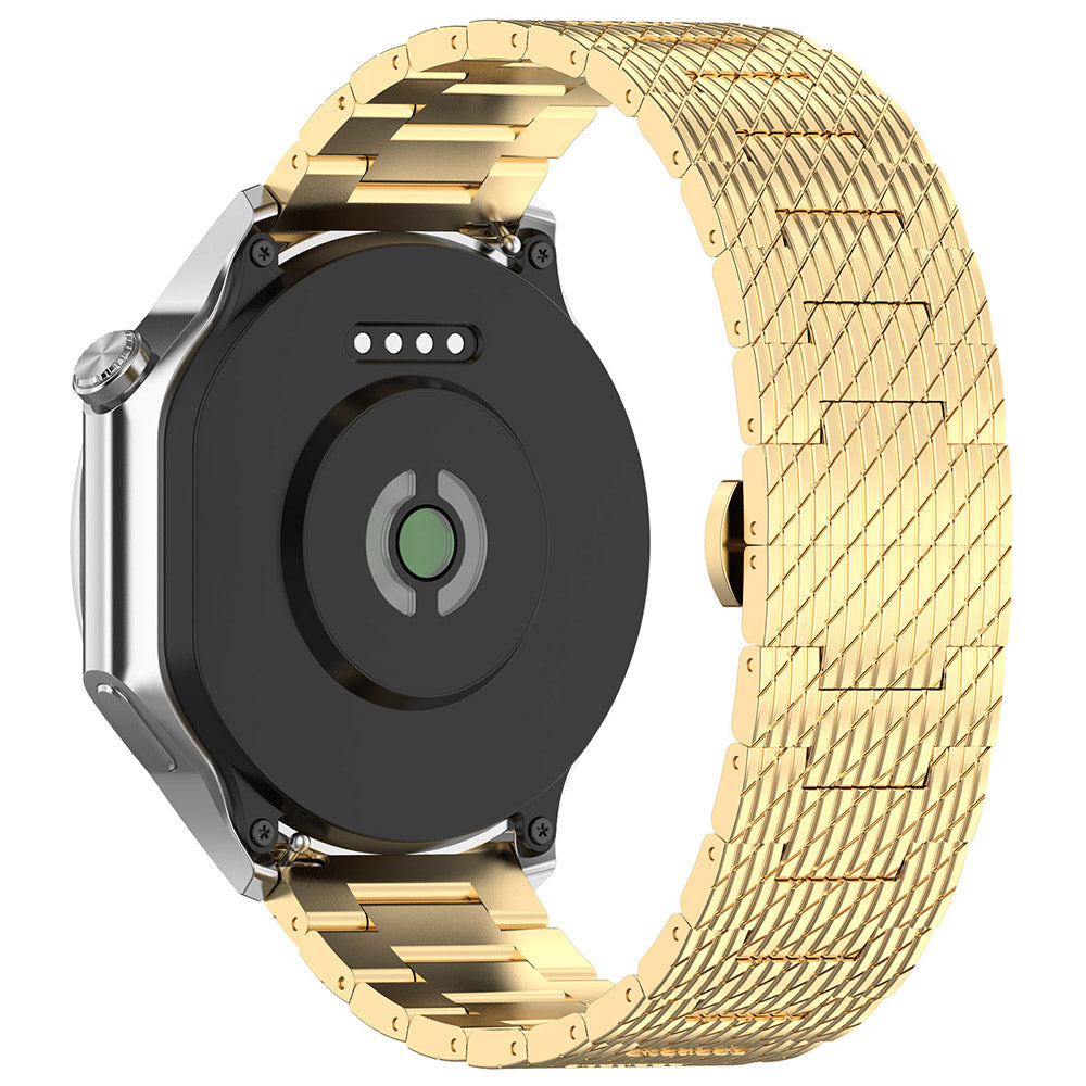 Curea Techsuit W052 pentru Samsung Galaxy Watch / Huawei Watch Series, 20mm, Aurie