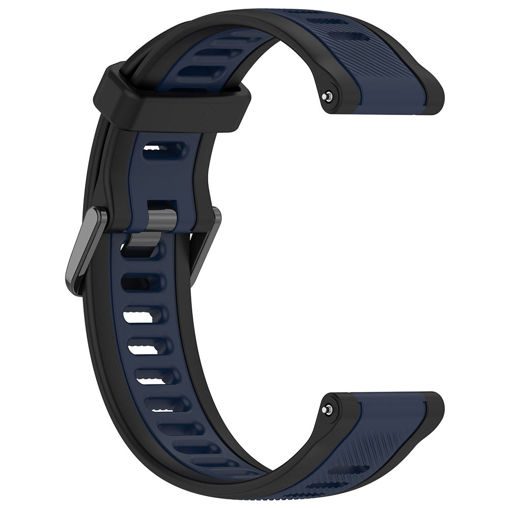 Curea Techsuit W053 pentru Huawei Watch / Garmin Watch Series, 18mm, Albastra Inchis
